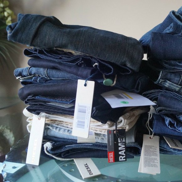 15 Pairs of Diesel Denim Jeans NWT - Picture 1 of 7